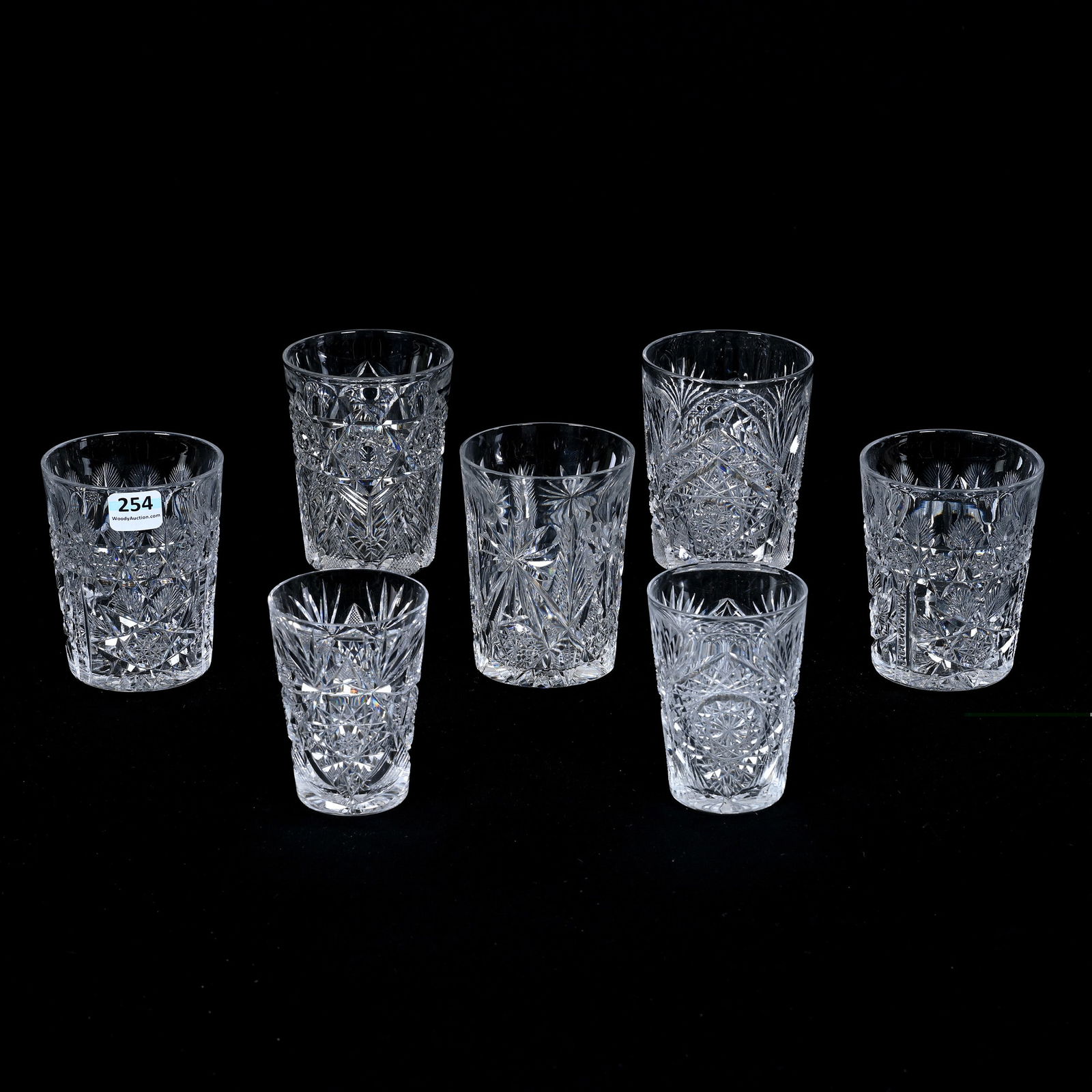 (7) Tumblers, ABCG, Assorted Patterns (1 of 3)
