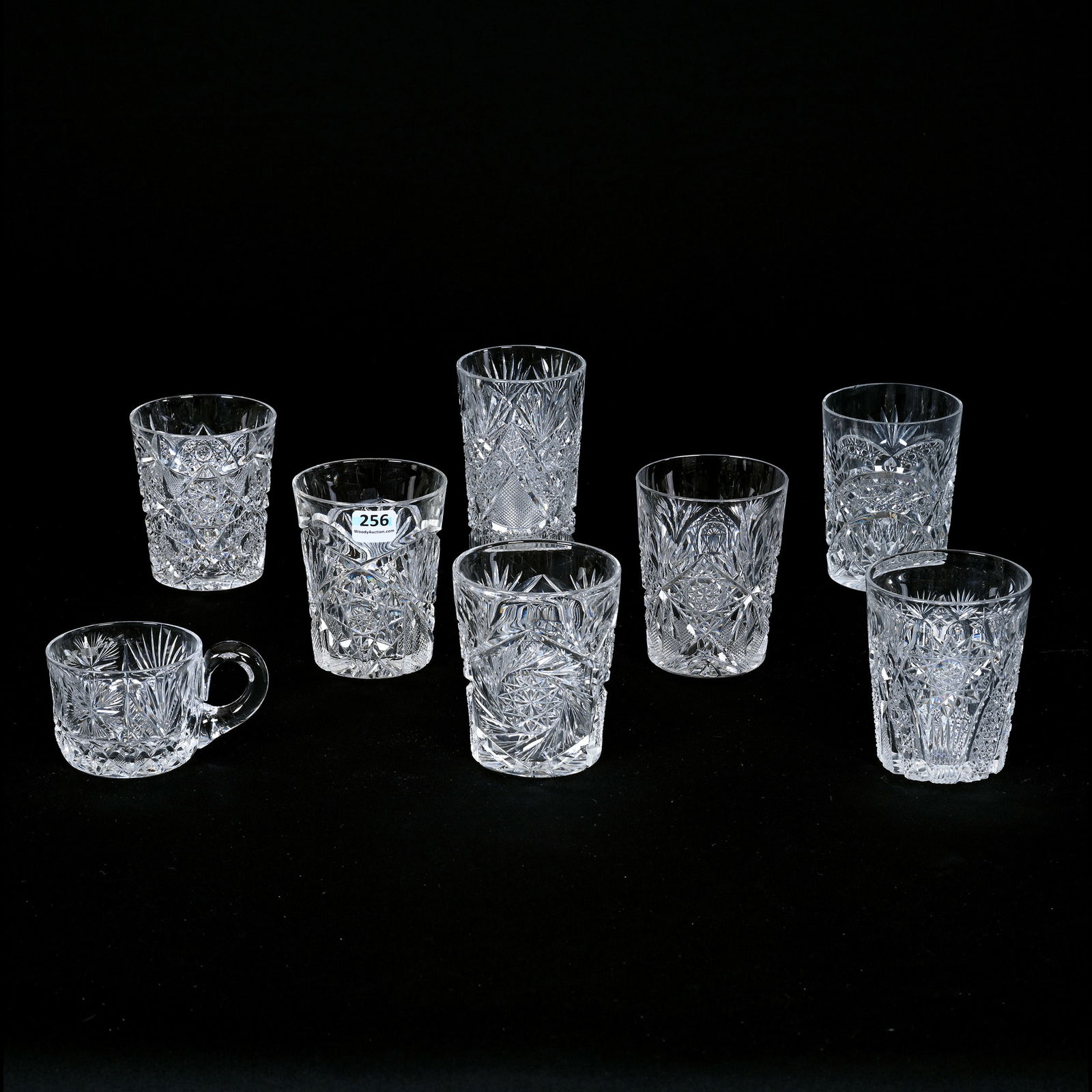(8) Items, American Brilliant Cut Glass (1 of 3)