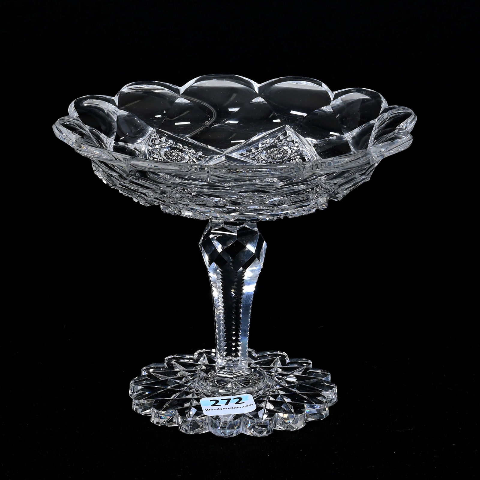 Compote, ABCG, Signed Sinclaire Salem Pattern (1 of 3)