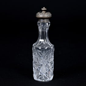 Bottle, American Brilliant Cut Glass