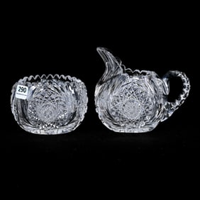 Oval Creamer & Sugar, ABCG