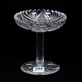 Compote, American Brilliant Cut Glass