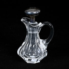 Miniature Cruet, American Brilliant Cut Glass