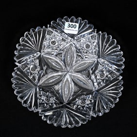 Plate, ABCG, Signed Hawkes Venetian Pattern