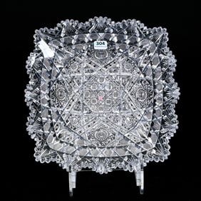 Square Bowl, ABCG, Signed J. Hoare