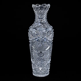 Vase, American Brilliant Cut Glass