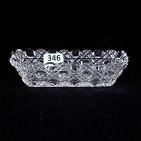 Sugar Cube Dish, Brilliant Period Cut Glass