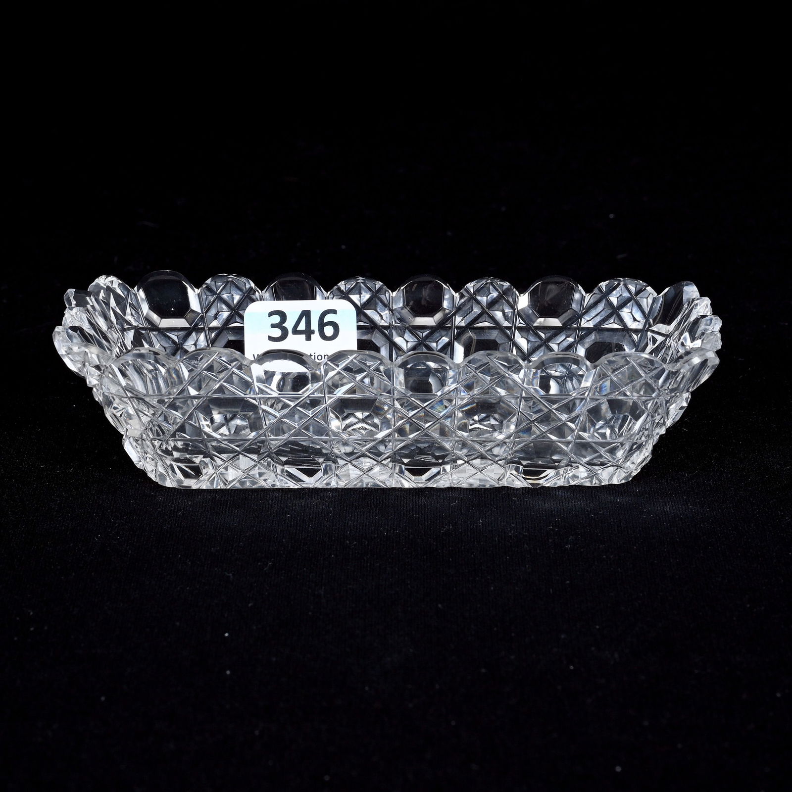 Sugar Cube Dish, Brilliant Period Cut Glass (1 of 4)