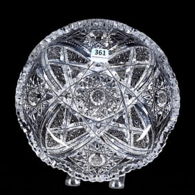 Low Bowl, American Brilliant Cut Glass