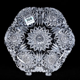 Plate, American Brilliant Cut Glass