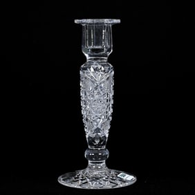 Candlestick, American Brilliant Cut Glass