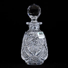 Cologne Bottle, American Brilliant Cut Glass