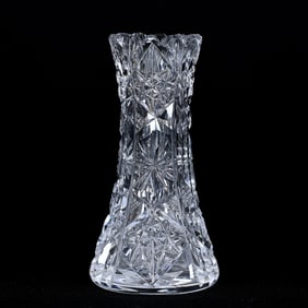 Miniature Vase, American Brilliant Cut Glass