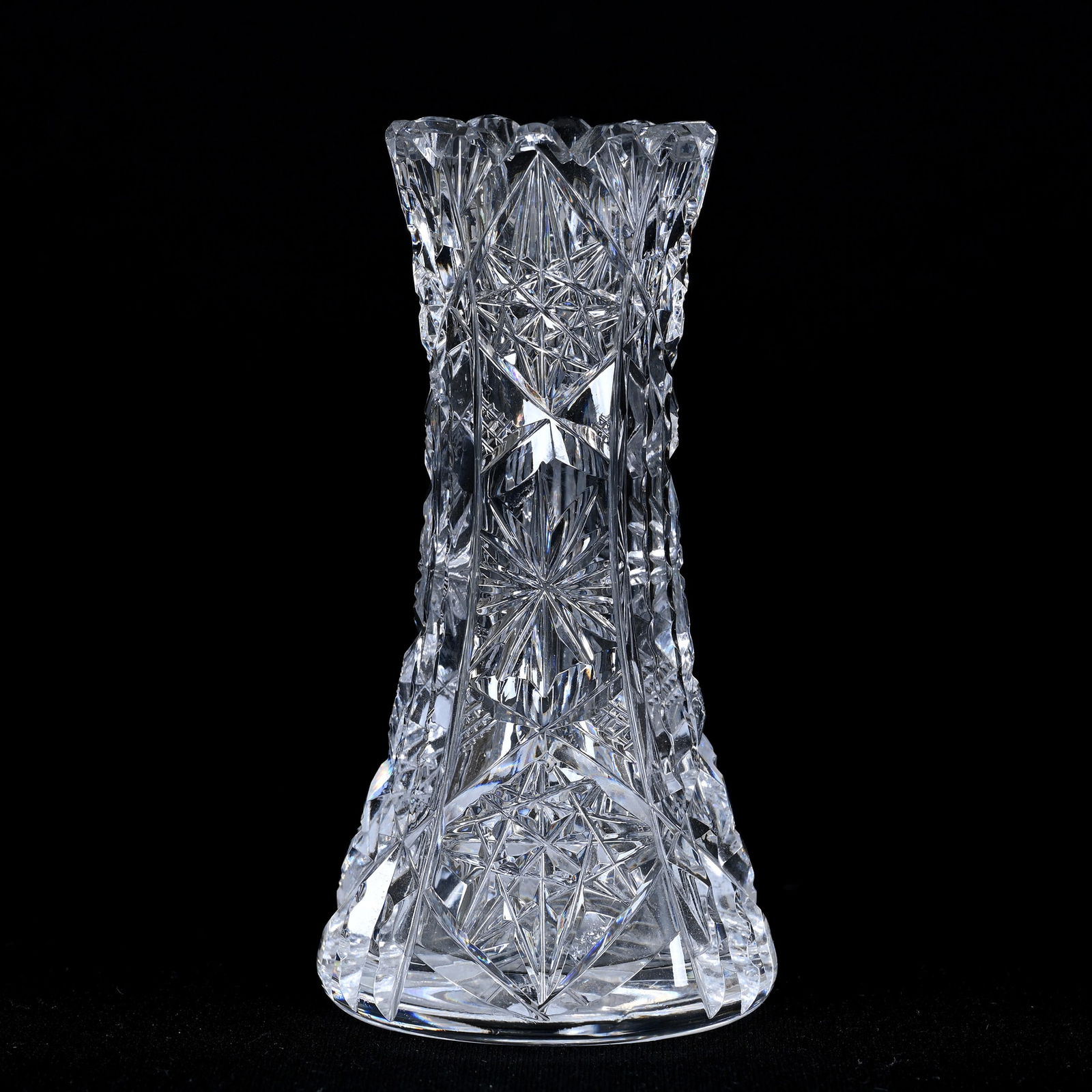 Miniature Vase, American Brilliant Cut Glass (1 of 3)
