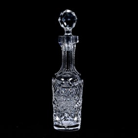 Miniature Bottle, American Brilliant Cut Glass