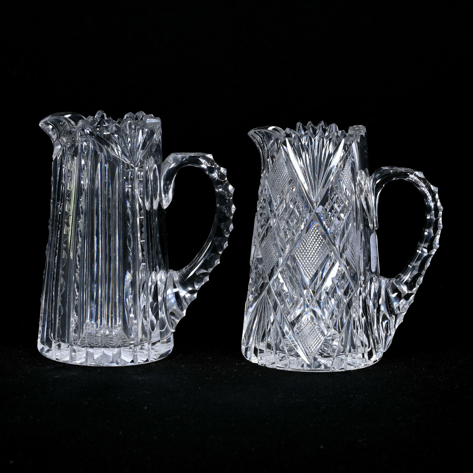 (2) Miniature Tankards, American Brilliant Cut Glass (1 of 3)