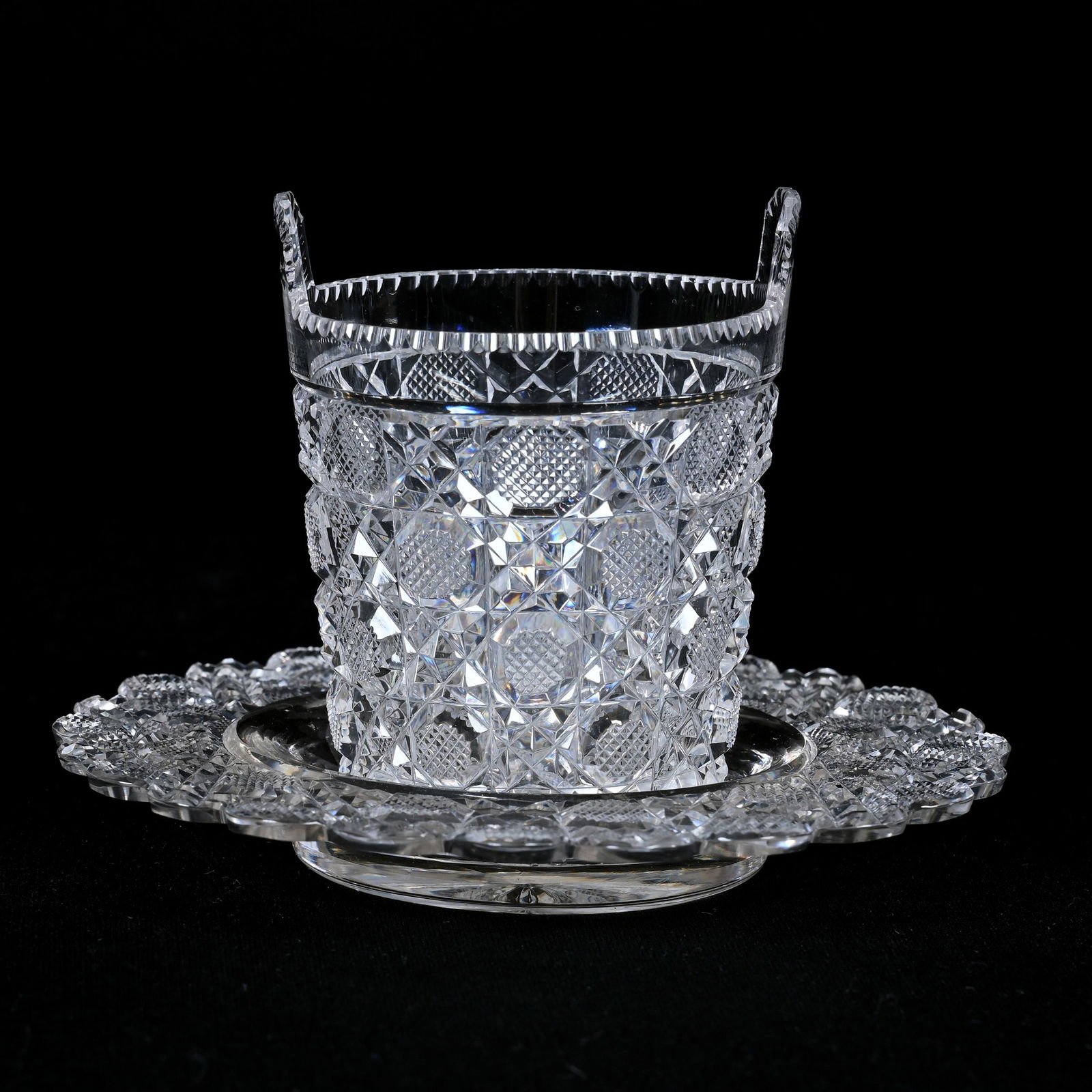 Miniature Champagne Bucket/Underplate, ABCG (1 of 4)