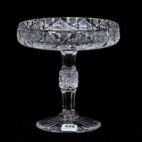Compote, American Brilliant Cut Glass