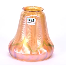 Light Shade Signed Steuben Art Glass