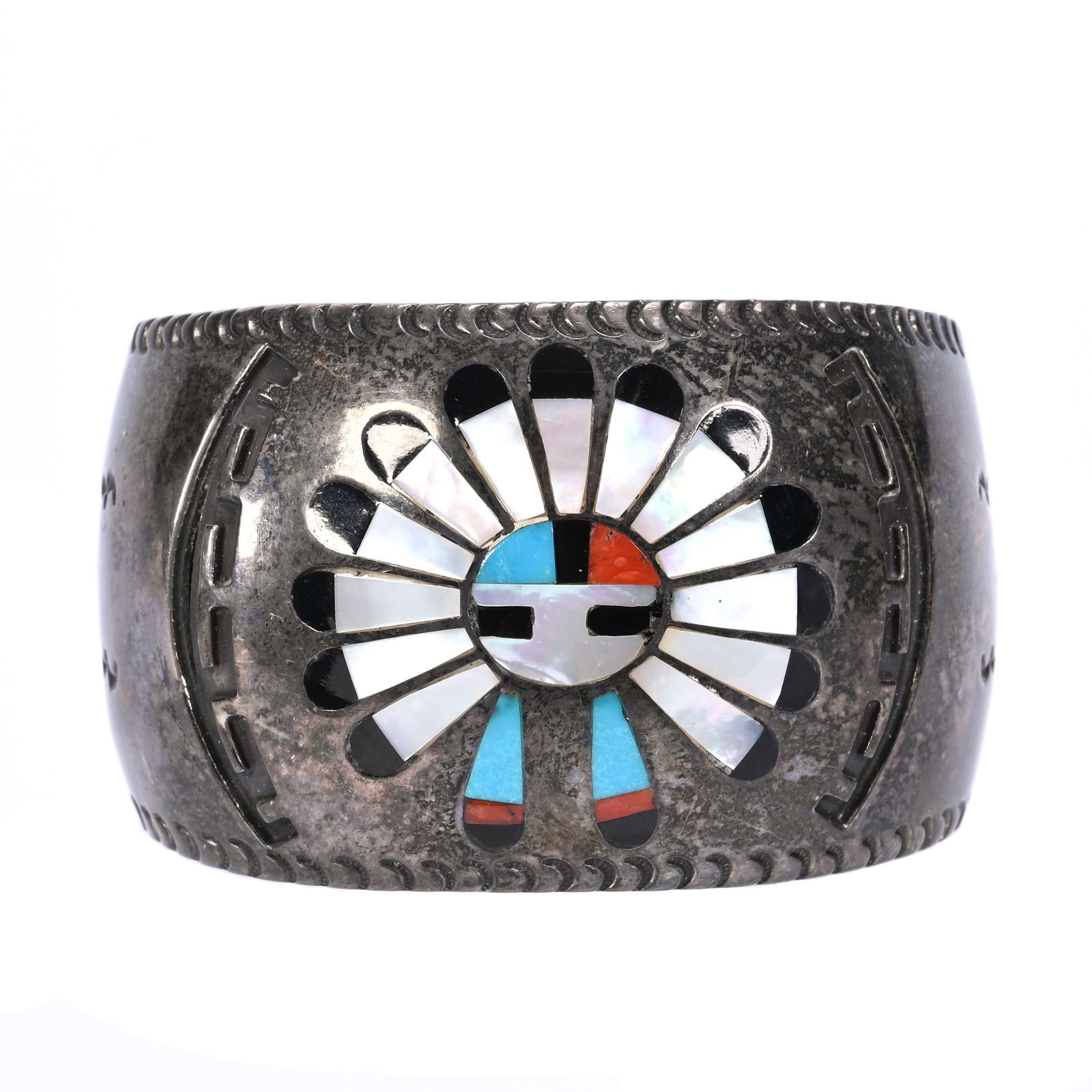 Bracelet, Authentic American Indian Marked "W Silvers" (1 of 3)