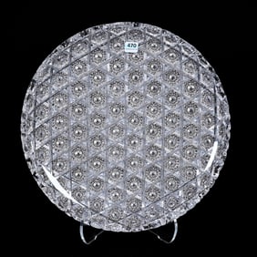 Round Tray, ABCG, Signed J. Hoare Kohinoor Pattern