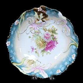 Bowl, Unmarked R.S. Prussia, Hidden Image Mold