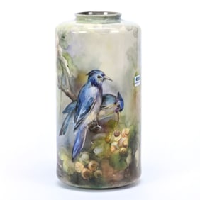 Vase, American Lenox Belleek