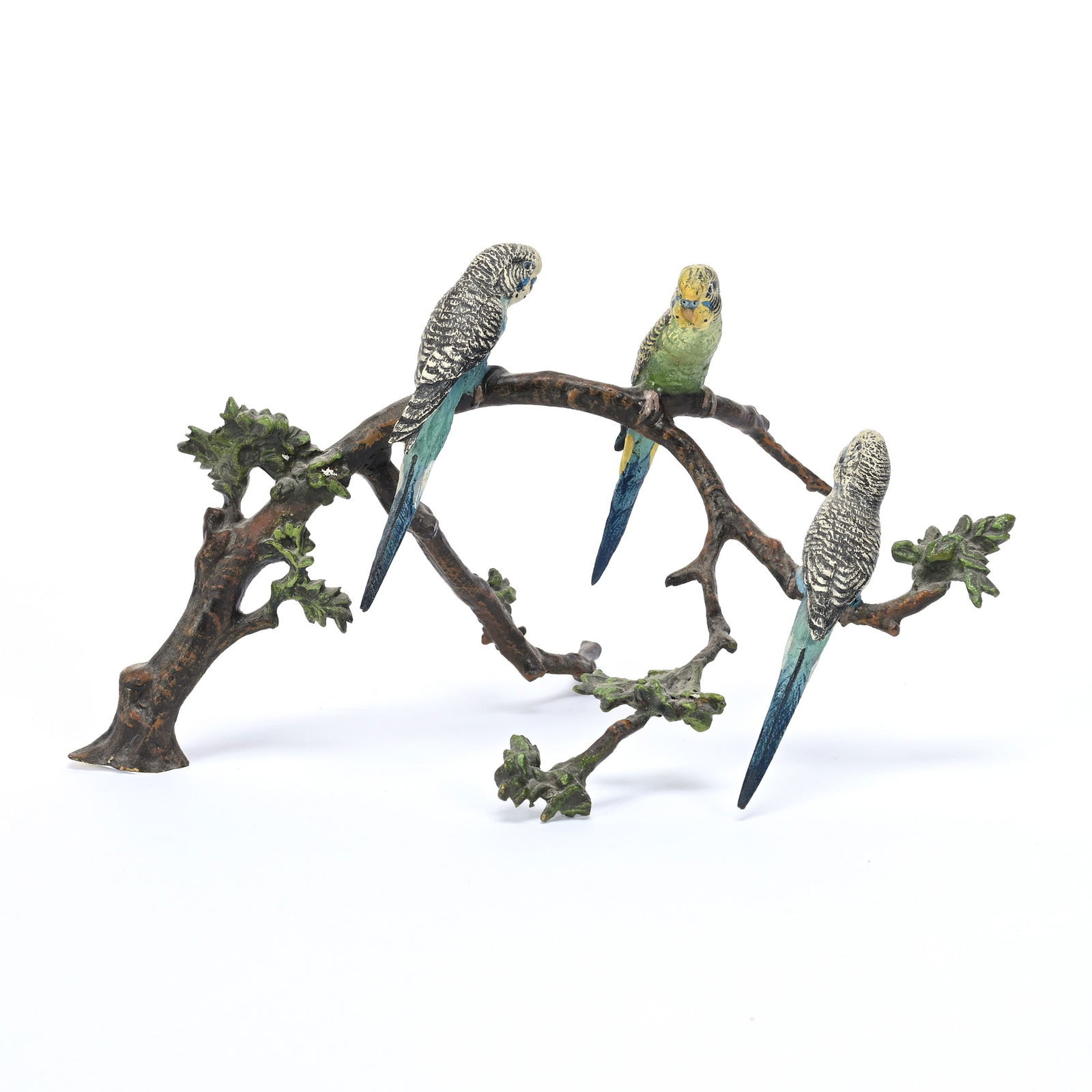 Bronze Figural Group, Unmarked Cold Painted (1 of 3)