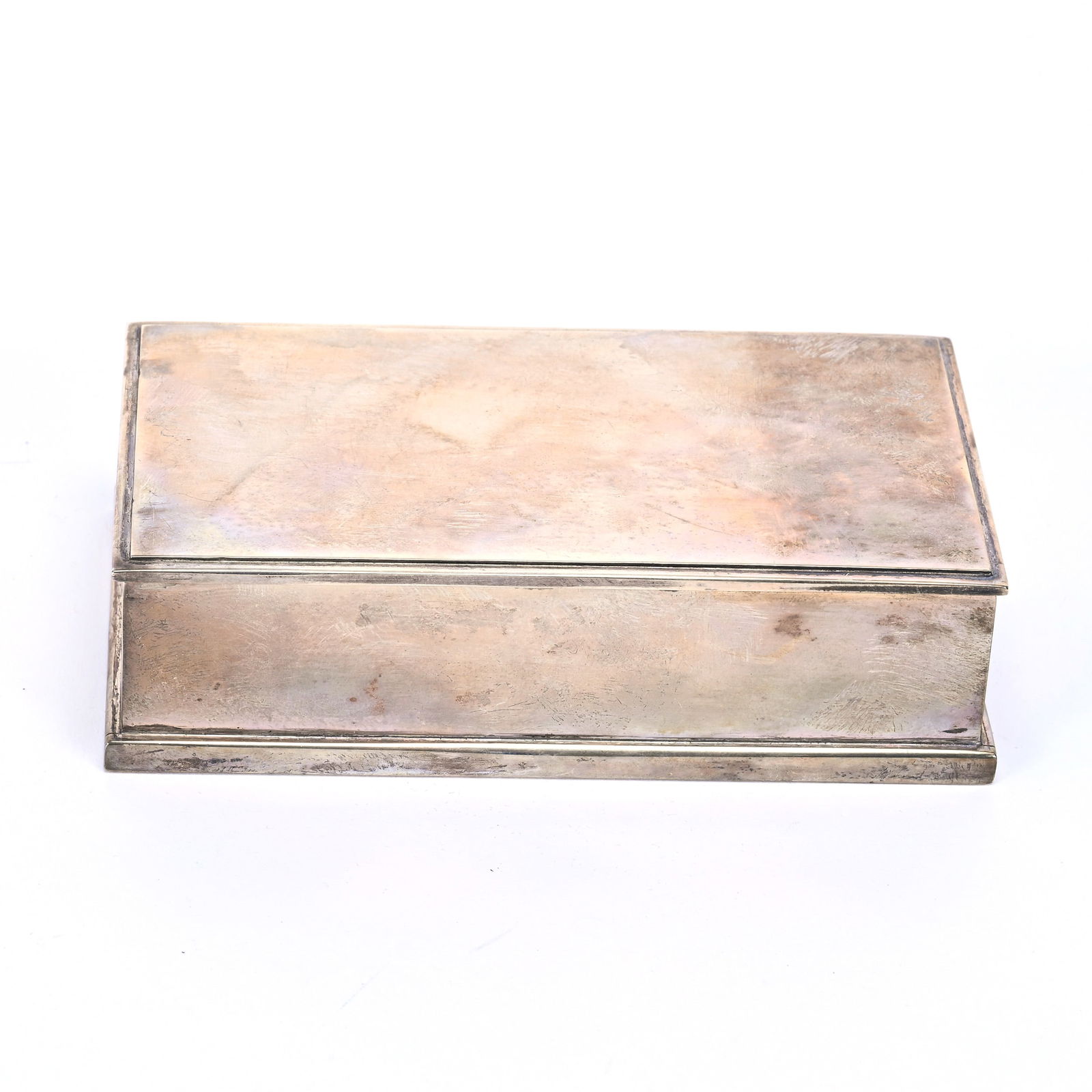 Cigarette Box, Mexican Sterling Silver (1 of 3)