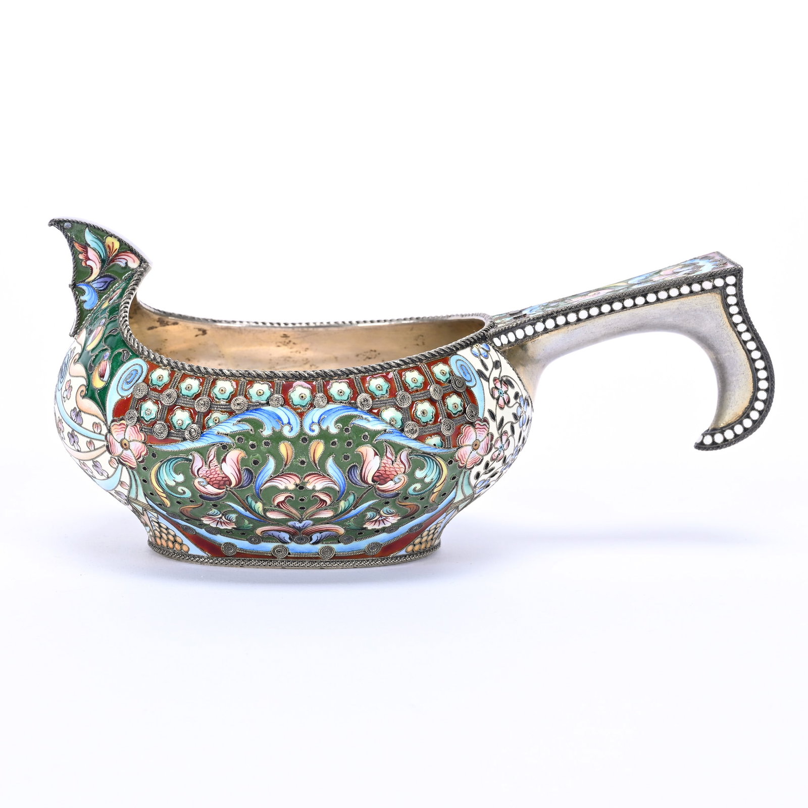 Kovsh, Silver And Russian Enamel (1 of 5)