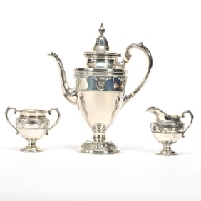 Sterling Coffee Service, Rosepoint By Wallace