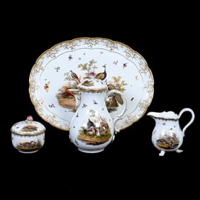 Tea Service, Meissen Blue Crossed Swords Mark