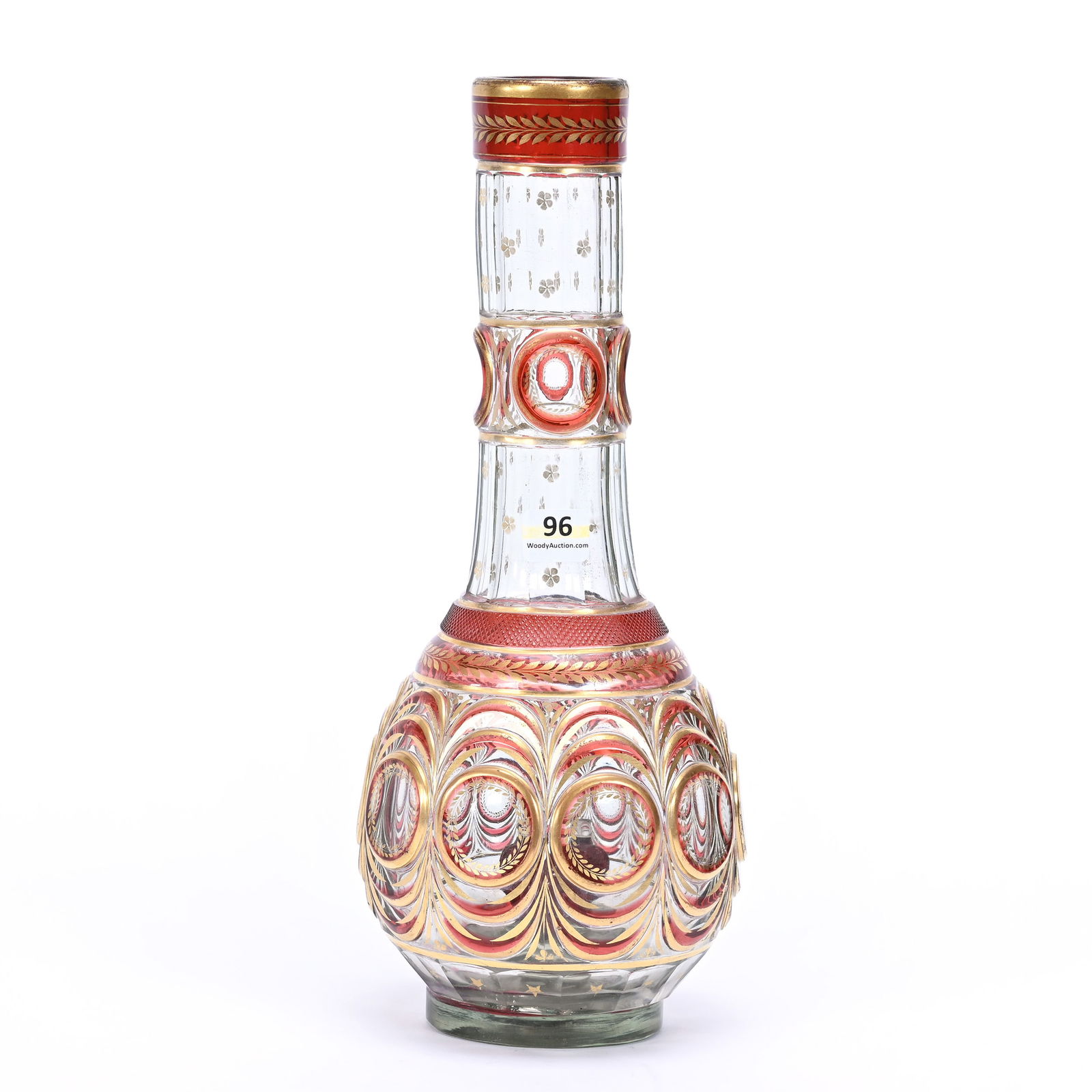 Vase, Bohemian Art Glass Made For Ottoman Market (1 of 5)