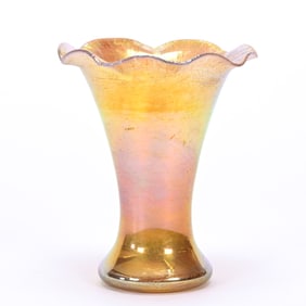 Vase Signed Steuben Aurene Haviland Company