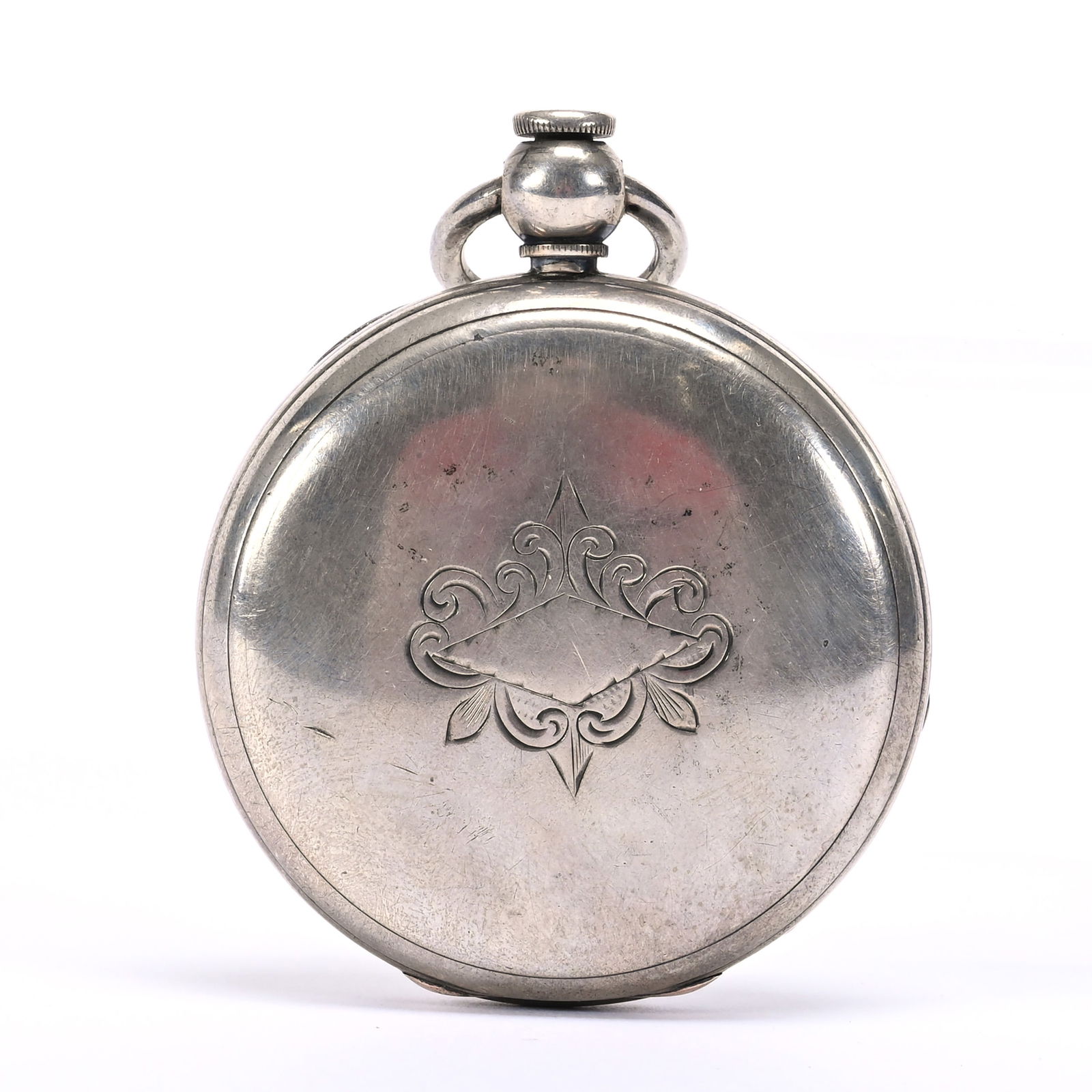 Pocket Watch Case Only, Coin Silver (1 of 4)