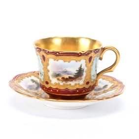 Demitasse Cup/Saucer, Coalport England