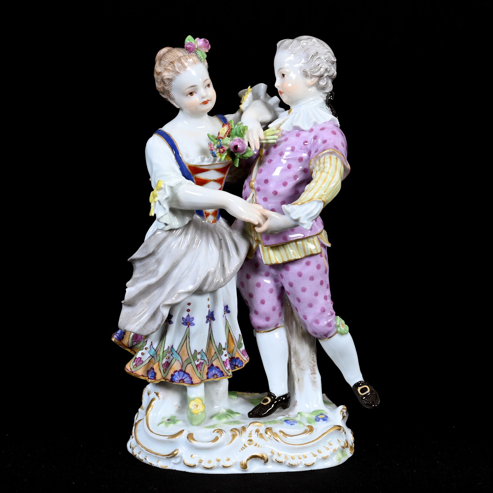 Figurine, Meissen Blue Crossed Swords Mark (1 of 3)