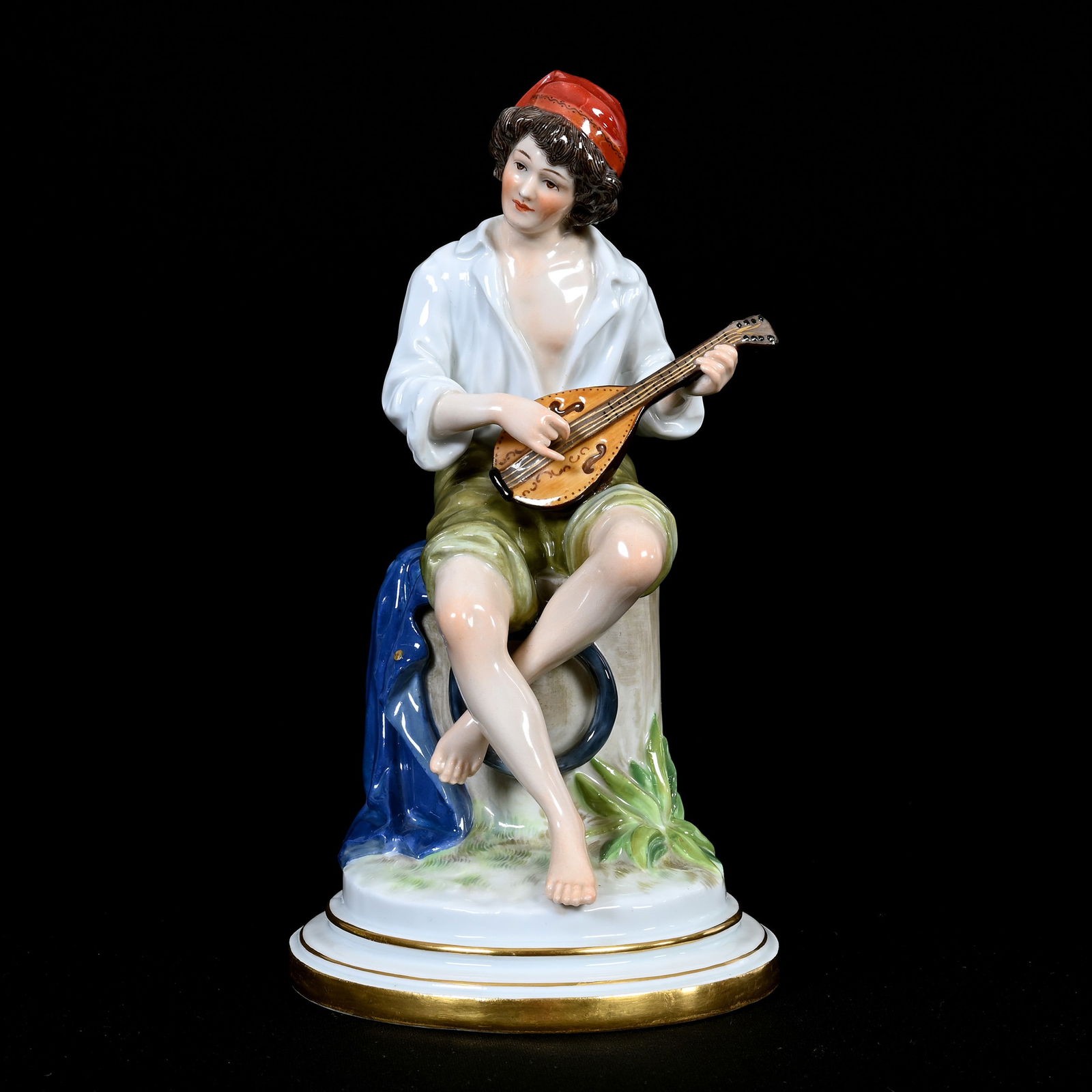 Figurine, Meissen Blue Crossed Swords Mark (1 of 3)