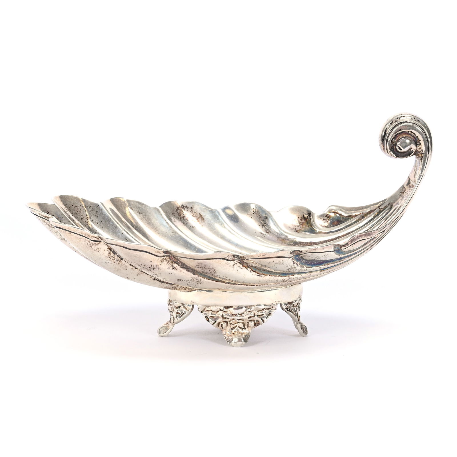 Footed Dish, Solid Mexican 925 Sterling (1 of 4)