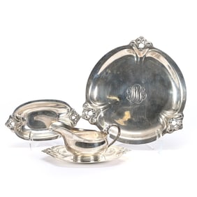 (4) Solid Sterling Items Marked Royal Danish