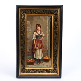 Original Painted Wood Panel