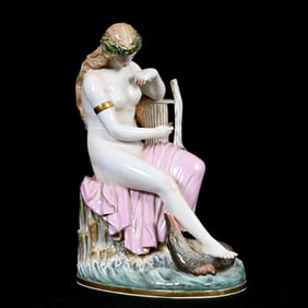 Figurine, Meissen Blue Crossed Swords Mark