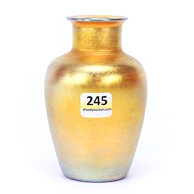 Vase Signed LC Tiffany-Favrile #5407l Art Glass