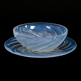 Salad Bowl/Underplate Marked R. Lalique