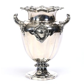 Monteith Wine Cooler, Sheffield Silverplate, Two Handles