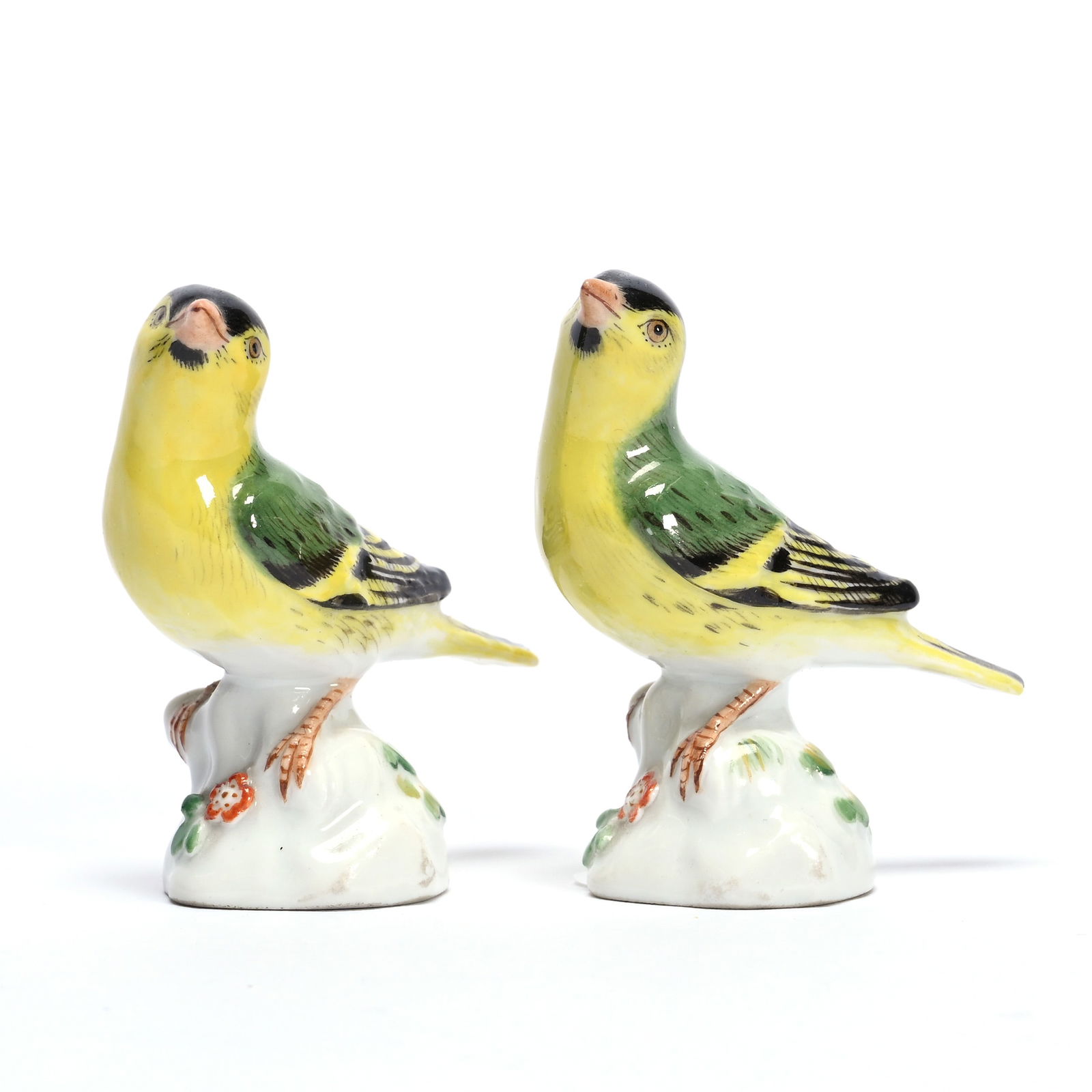 Pair Figurines, Meissen Blue Crossed Swords Marks (1 of 3)