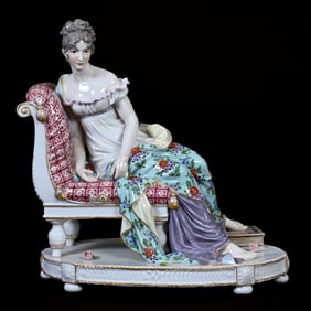 Figurine Marked Dressel, Kister & Cie Company