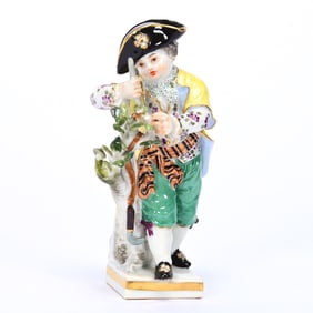Figurine, Meissen Blue Crossed Swords Mark