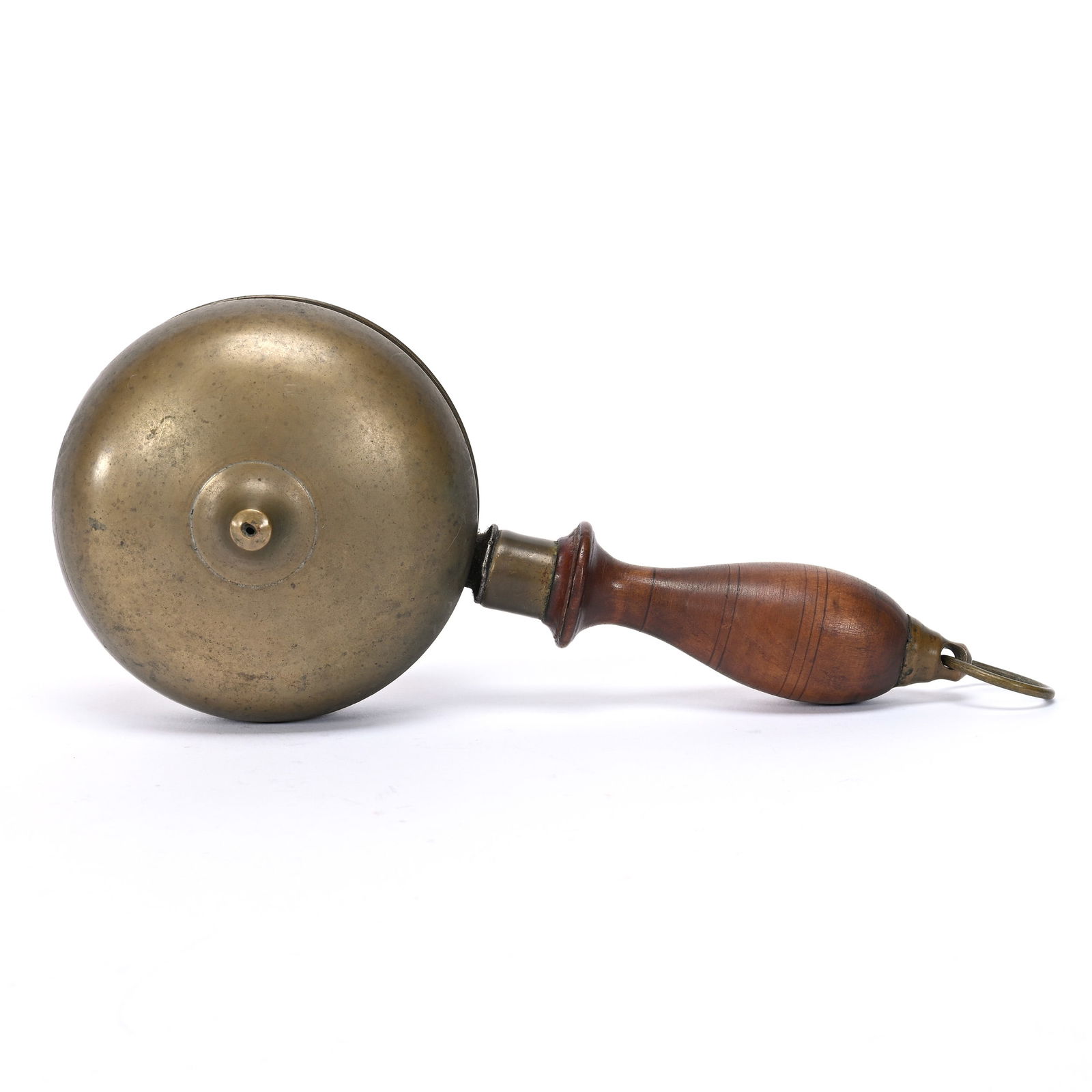 Fireman's Hand Bell, Brass With Wood Handle (1 of 2)