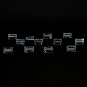 (12) Place Card Holders, American Brilliant Cut Glass